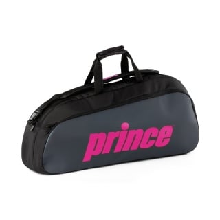 Prince Tennis-Racketbag Tour 1 Comp (Schlägertasche, Hauptfach, Thermofach) 2023 schwarz/pink 3er